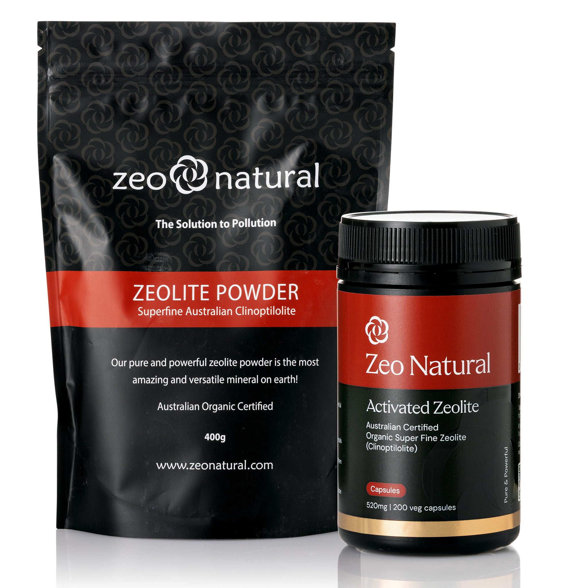 Travel Convenience Bundle - Zeolite Powder plus Zeolite Capsules – Zeo ...