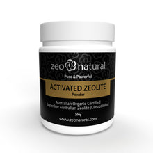 Load image into Gallery viewer, activated zeolite (clinoptilolite) powder 1 jar: 200g
